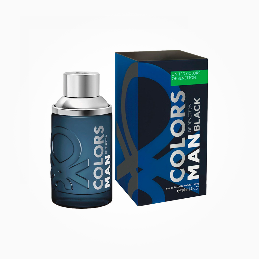 Colors Man Black United Colors of Benetton - EDT 100ml Caballero