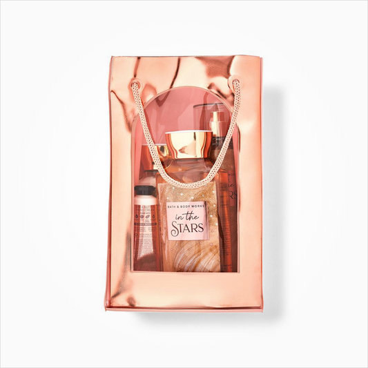 Set de regalo In The Stars Bath & Body Works - 236ml Body Mist, 236ml Body Lotion, 295ml Body Wash, 29ml Paraffin Hand Cream